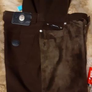 Super cute dress pants. Suede like material on frontside Like new